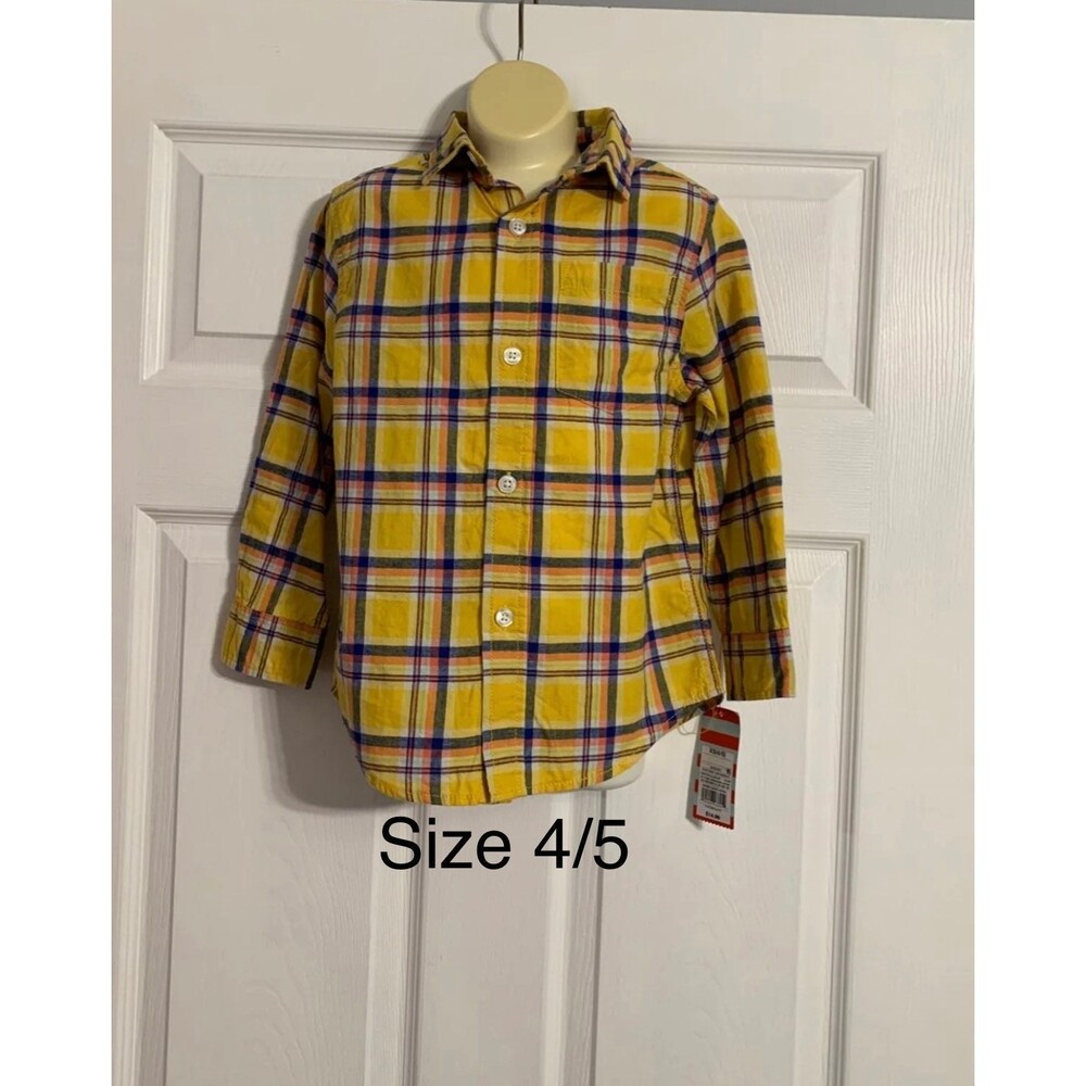 Boys Cat & Jack shirt New Size 4/5